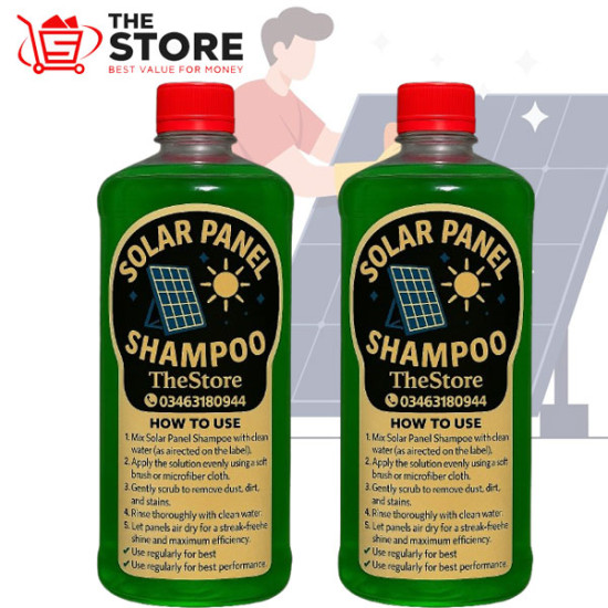 Pack Of 2 Solar Panel Shampoo