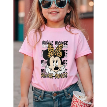 Minnie Mouse Pink Tshirt For Kids Minnie Mouse Pink Tshirt For Kids