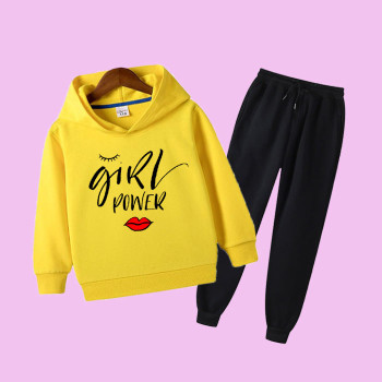 Girls Power Winter Tracksuit For Baby Girl