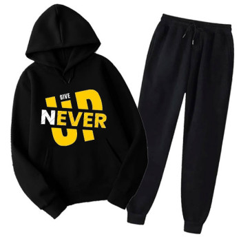 Never Giveup Winter Tracksuit For Men's