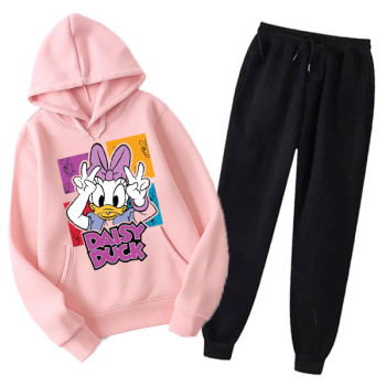 Daisy Duck Printed Tracksuit For Women's