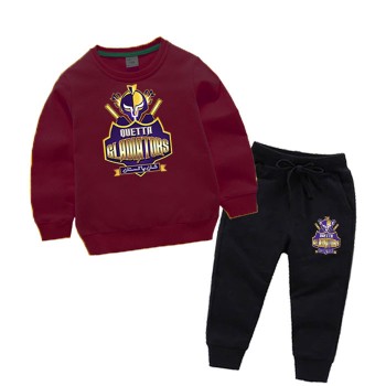 Quetta Gladiator Maroon Fleece Tracksuit For kids