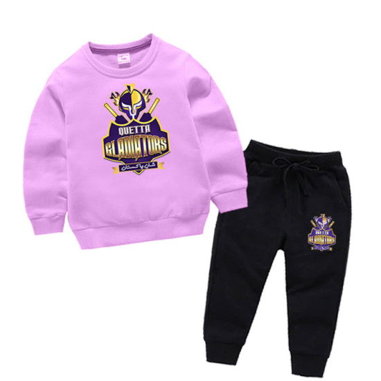 Quetta Purple Printed Tracksuit For kids Quetta Purple Printed Tracksuit For kids