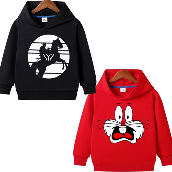 Bundle 2 Bugs n ertugrul logo hoodie for kids