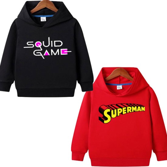 Bundle 2 Squid n Spiderman Winter Hoodies