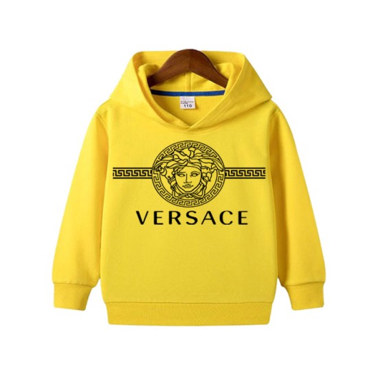 Vers Pullover Kids Hoodie in Yellow