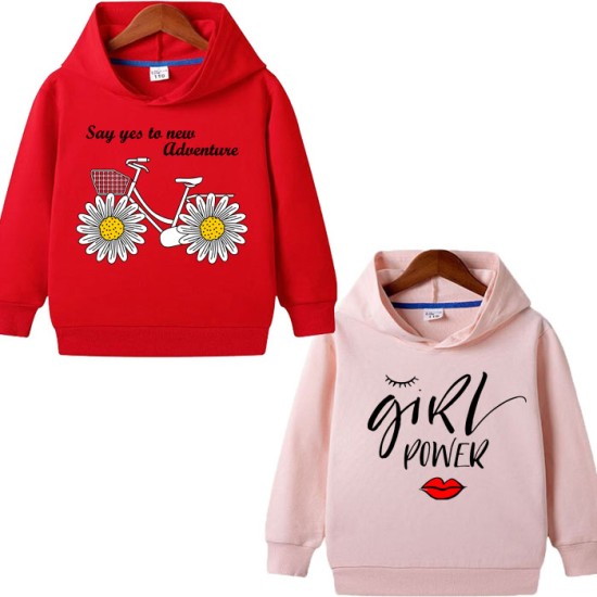 Bundle 2 Girls Power Winter Hoodies