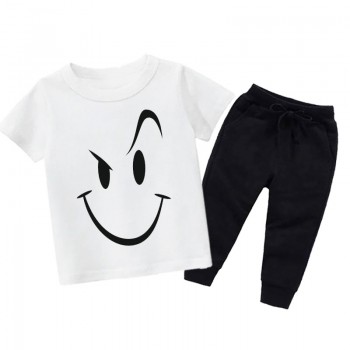 Scary Smile Kids Tracksuit in White