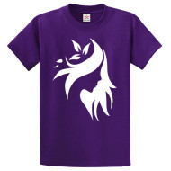 Stylish Design Purple Best Quality T-Shirt For Women
