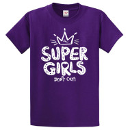 Super Girls Purple Best Quality T-Shirt For Women