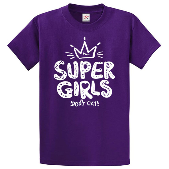Super Girls Purple Best Quality T-Shirt For Women Super Girls Purple Best Quality T-Shirt For Women
