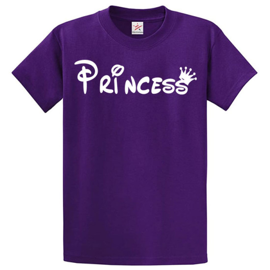 Princess Logo Purple Best Quality T-Shirt For Women Princess Logo Purple Best Quality T-Shirt For Women