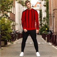 Black Lining Summer Tracksuit For Men