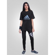 Ad Black Summer Tracksuit for women