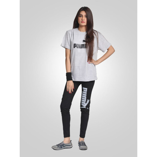 Puma Gray Tracksuit for Ladies Puma Gray Tracksuit for Ladies