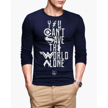 You Can't Save the world High-Quality Full Sleeves T-Shirt 