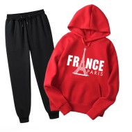 France Red Tracksuit For Ladies