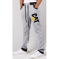 Gray Sweat Trouser with Cat Logo 