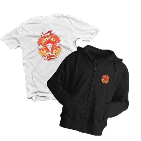 Islamabad United Hoodie With T-Shirt 