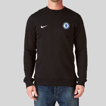 Black Fleece Sweat Shirt With Chelsea Small Logo  