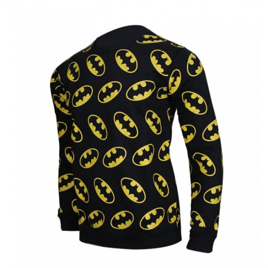 Bundle Of 2 Sweat Shirt Bat Man And Mustachi Logo Bundle Of 2 Sweat Shirt Bat Man And Mustachi Logo
