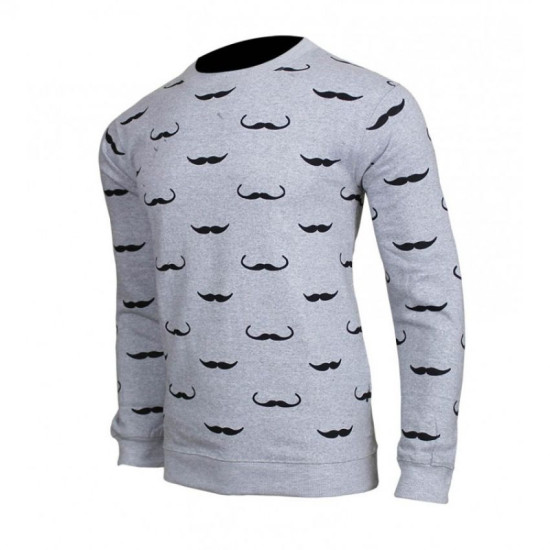 Bundle Of 2 Sweat Shirt Bat Man And Mustachi Logo Bundle Of 2 Sweat Shirt Bat Man And Mustachi Logo
