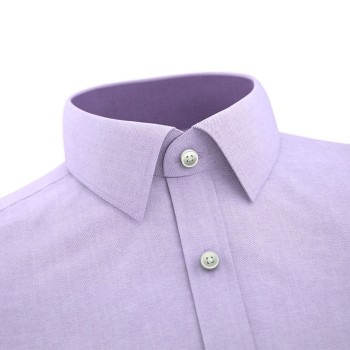 Light Purple Formal Shirt With Purple Contrast 