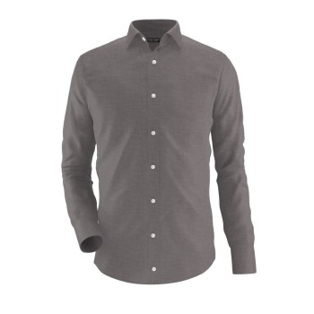 Teld Dark Brown Formal Shirt 