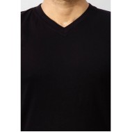 Black V-Neck T-Shirt