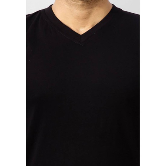 Black V-Neck T-Shirt