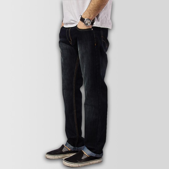 Steel Gray Regular Comfortable Jeans