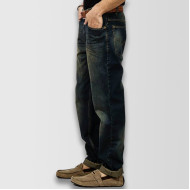 Smoke Green Regular Jeans Smoke Green Regular Jeans