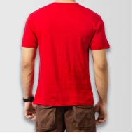 RED V- Neck T-shirt