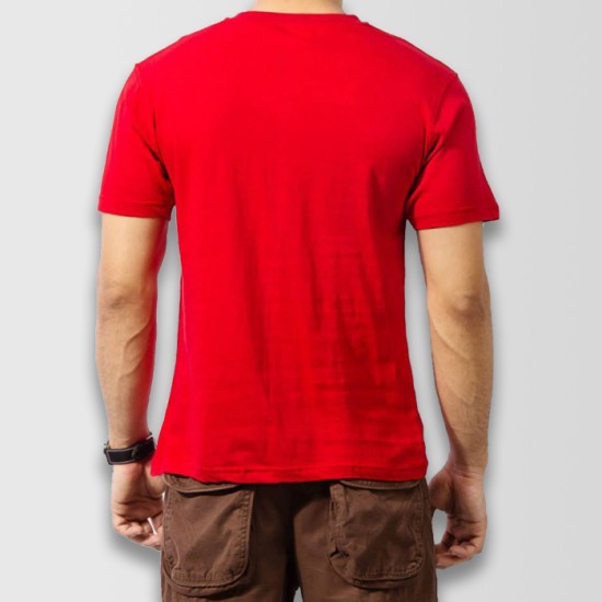 RED V- Neck T-shirt