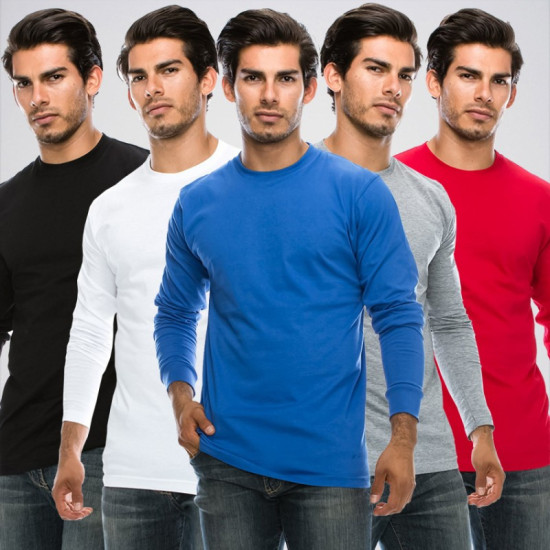 Bundle Of 5 Round Neck Full Sleeves T-Shirt Bundle Of 5 Round Neck Full Sleeves T-Shirt