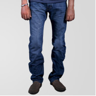 Dark Blue Wash Jeans 