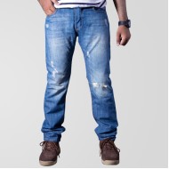 Blue Mid Tint Wash Jeans