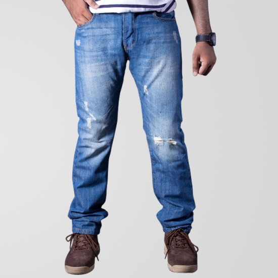 Blue Mid Tint Wash Jeans