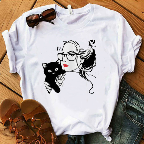Printed Design Logo T-Shirt For Women Printed Design Logo T-Shirt For Women