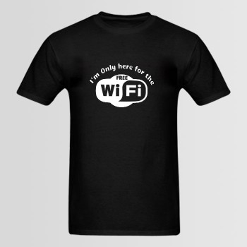 Free WIFI Logo T-Shirt (Available In 8 Colors)