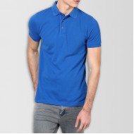 Royal Blue Plain Polo T-Shirt