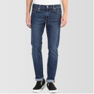 Blue Mid Rise Slim Fit Jeans