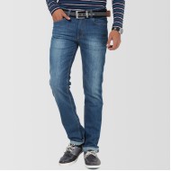 Zip Fly Blue Slim Fit Jeans