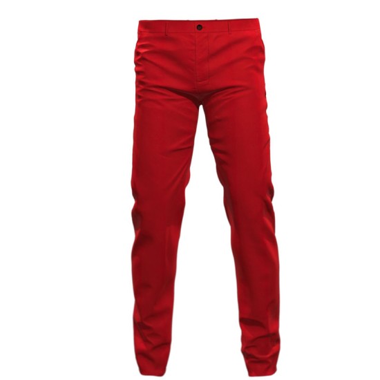 Red Cotton Pant 