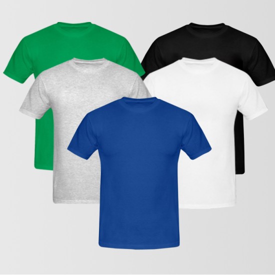 Bundle Of 5 Round Neck T-Shirt 