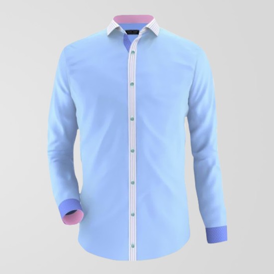 Premium Light Blue Casual Shirt