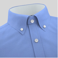 Sky Blue Formal Shirt With White Contrast 