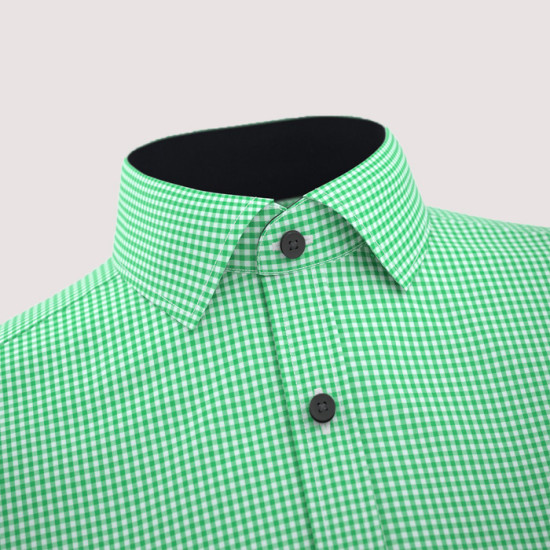 Green Check Formal Shirt 