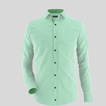 Green Lining Formal Shirt