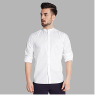 White Stylish Cotton Shirt 